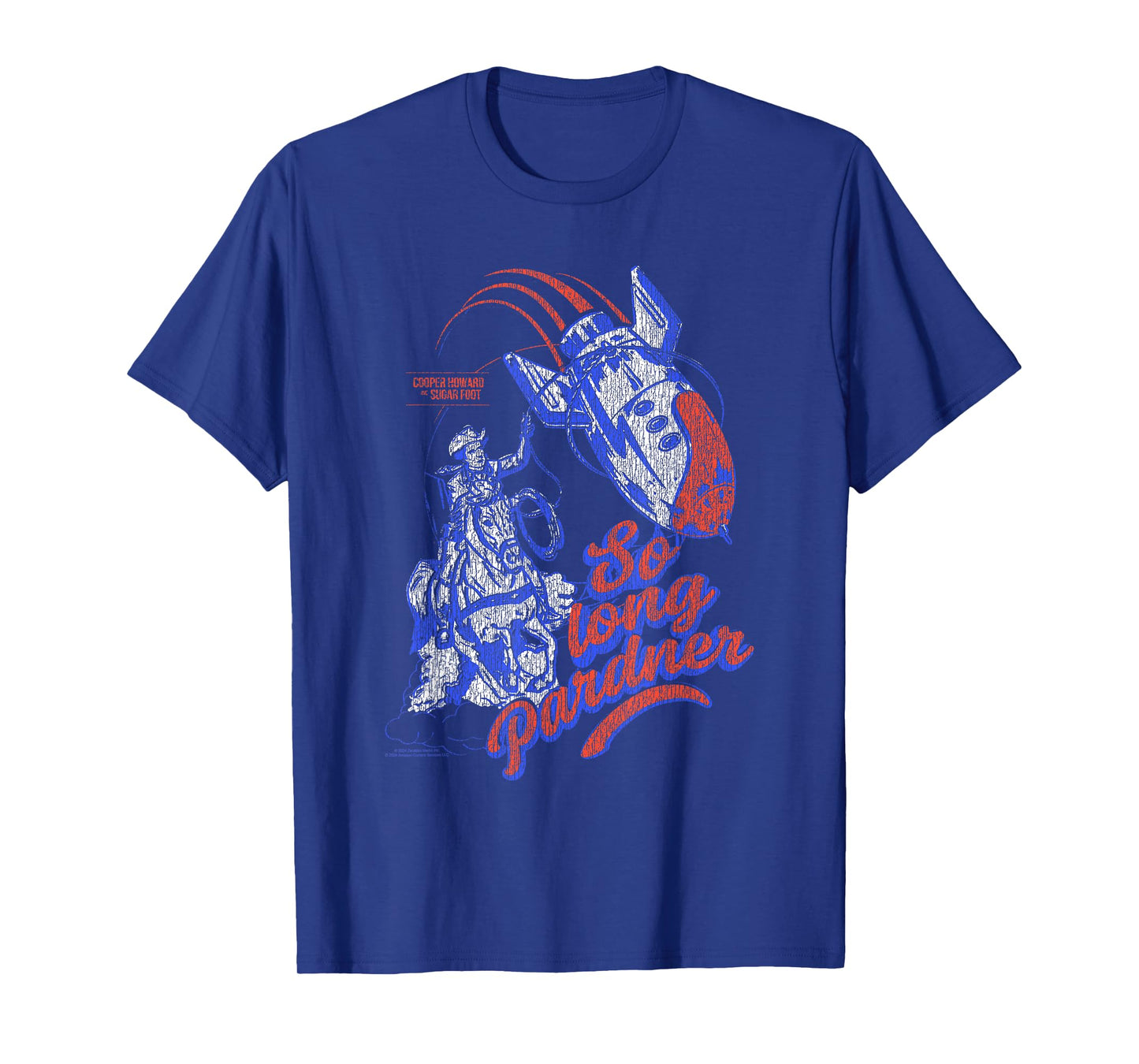Fallout Retro So Long Pardner Wild Western Bomb TV Show T-Shirt