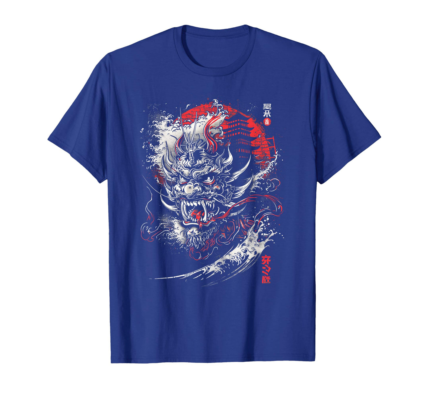 Anime Goth Japanese Oni Demon Dragon Asian Mythology Art T-Shirt