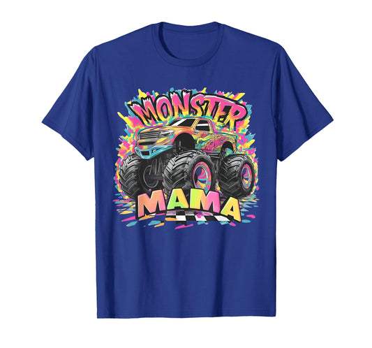 Monster Truck Mama Graffiti Colorful Truck Lover Mothers Day T-Shirt