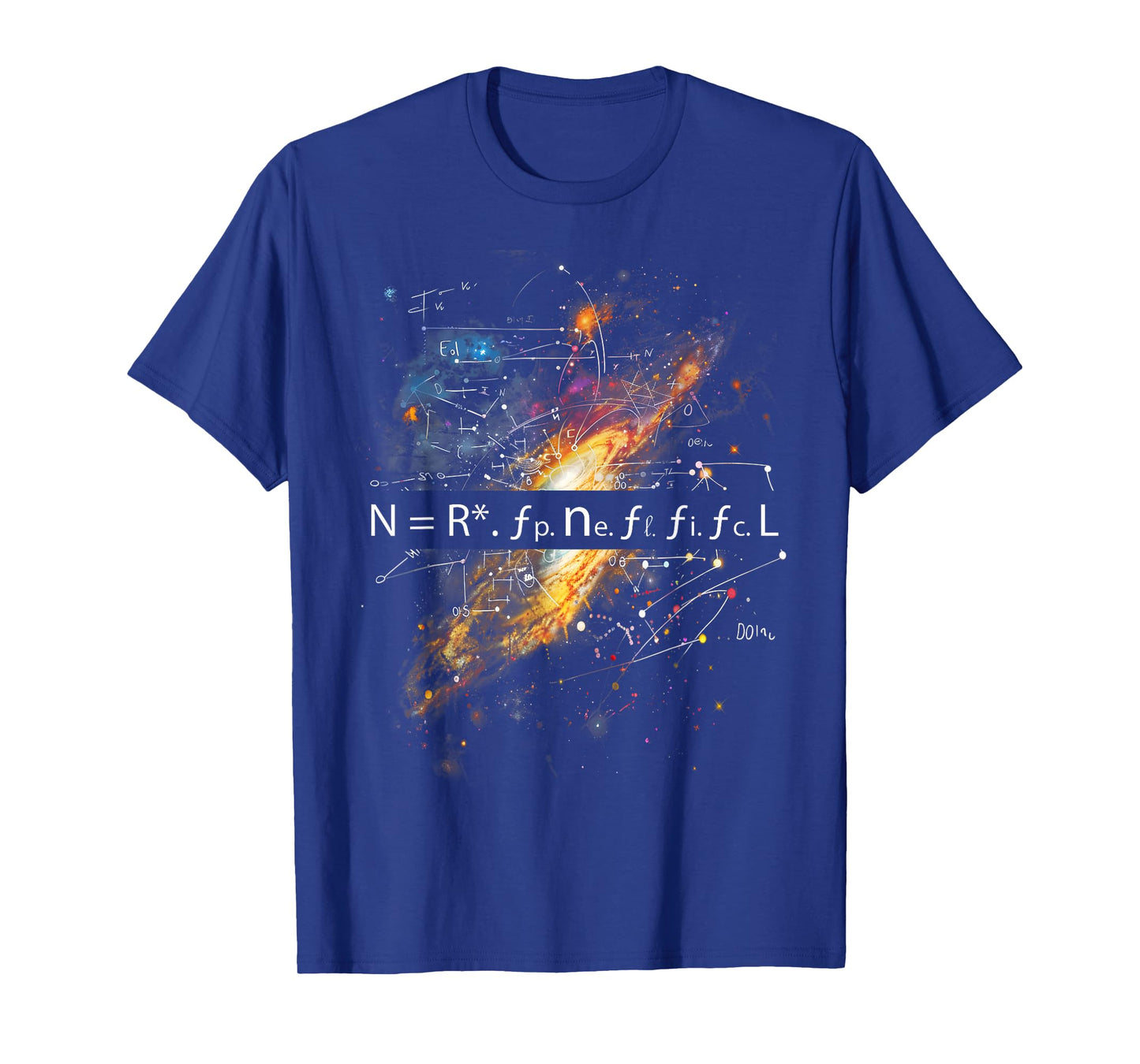 Drake Equation Estimation of Alien Civilizations T-Shirt