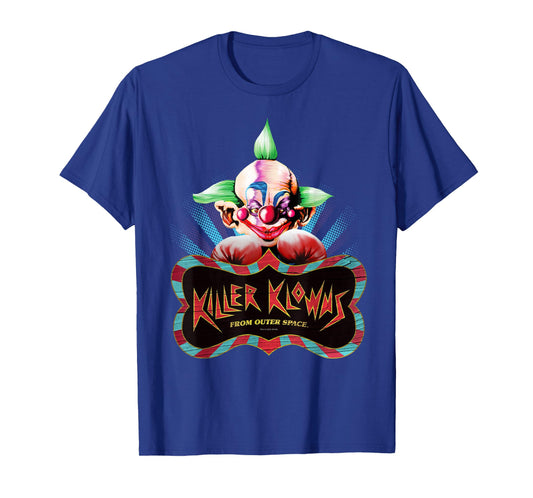 Killer Klowns from Outer Space Shorty Boxing Pose Above Logo T-Shirt