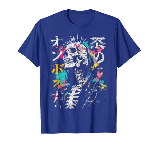 Japanese Streetwear Cyberpunk Y2K Techwear Retro Manga Anime T-Shirt
