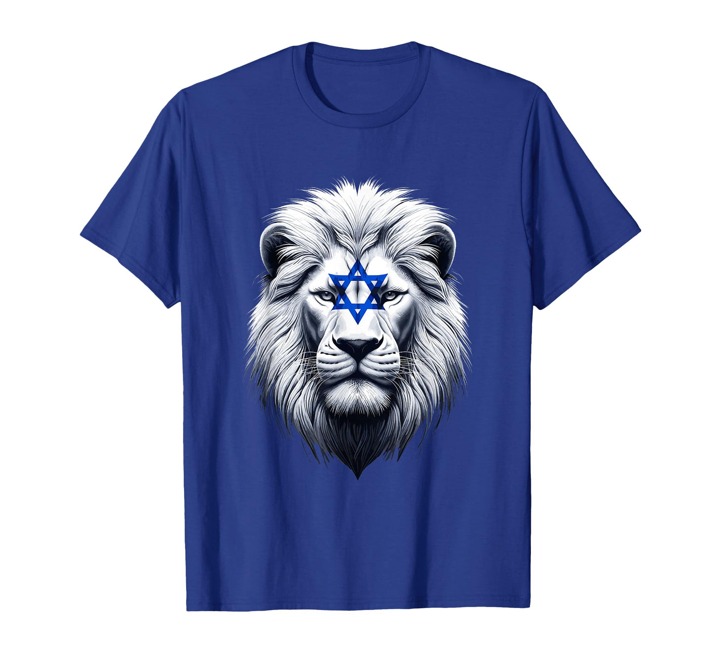 Jewish Israel Flag Lion David Star Yisrael Proud Israelites T-Shirt