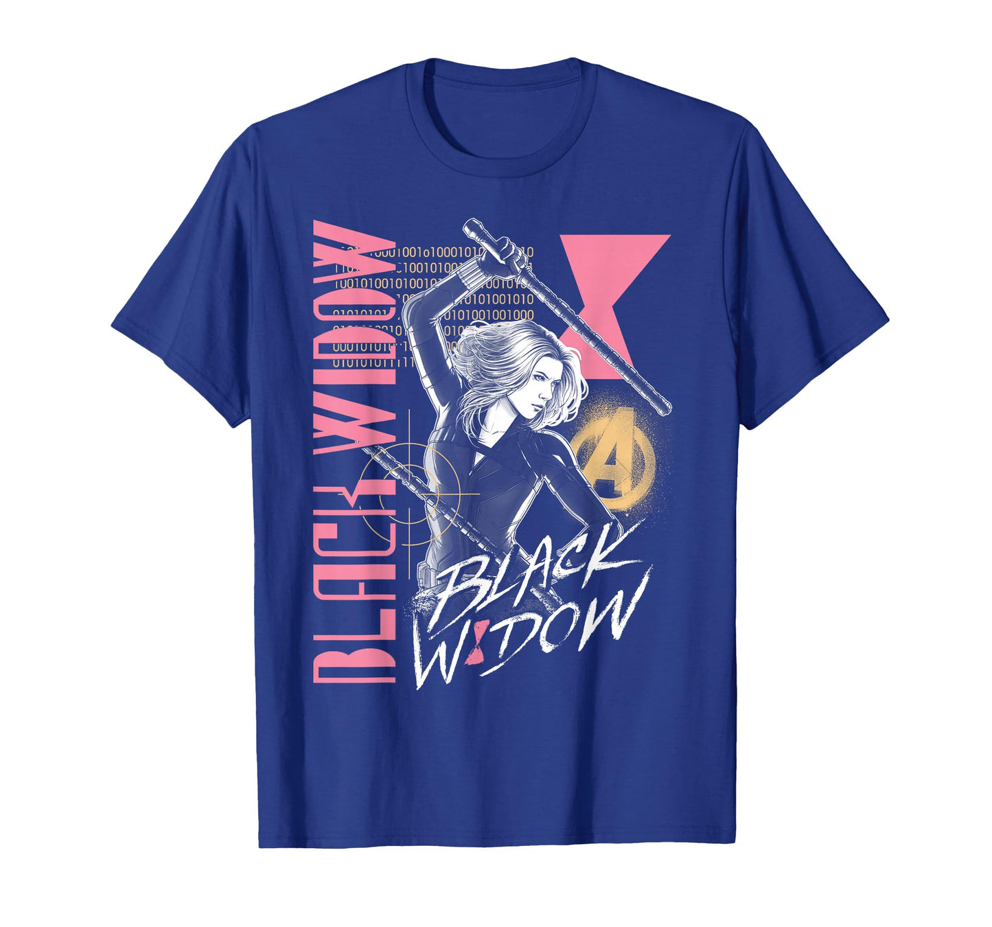 Marvel Black Widow Retro Collage T-Shirt