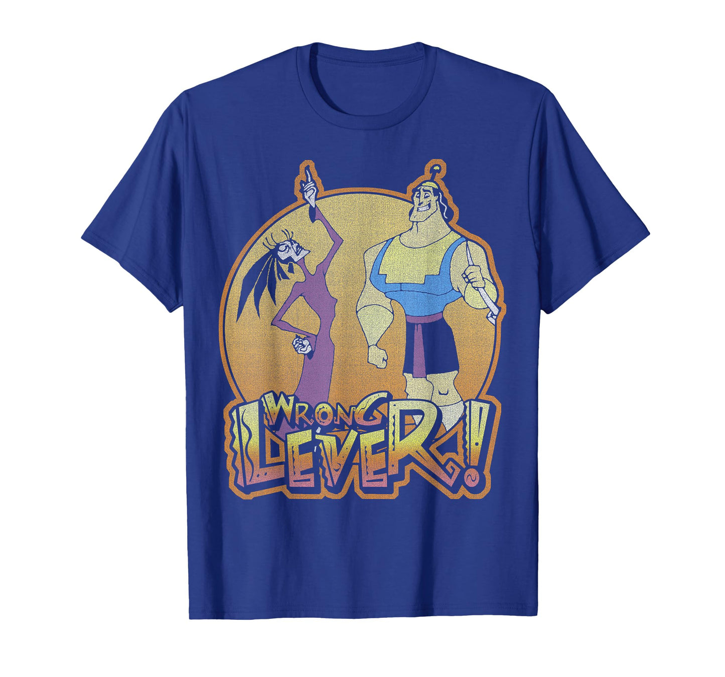 Disney Emperors New Groove Kronk and ESMA Wrong Lever T-Shirt