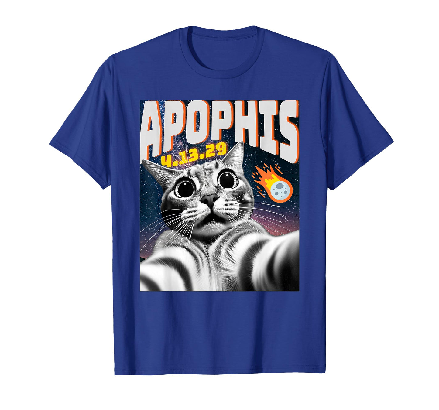 Object 99942 Astronomy Space Comet Apophis 2029 Asteroid Cat T-Shirt