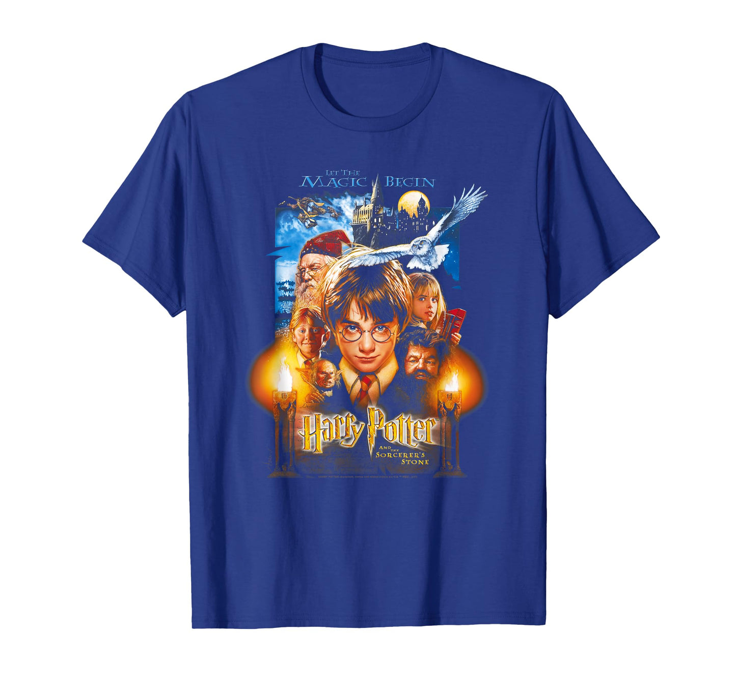 Harry Potter Black Movie Poster T-Shirt, Adult, Women, Short Sleeve, T-Shirt, Small