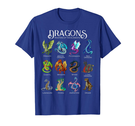 Legendary Dragon Types - Dragons T-Shirt