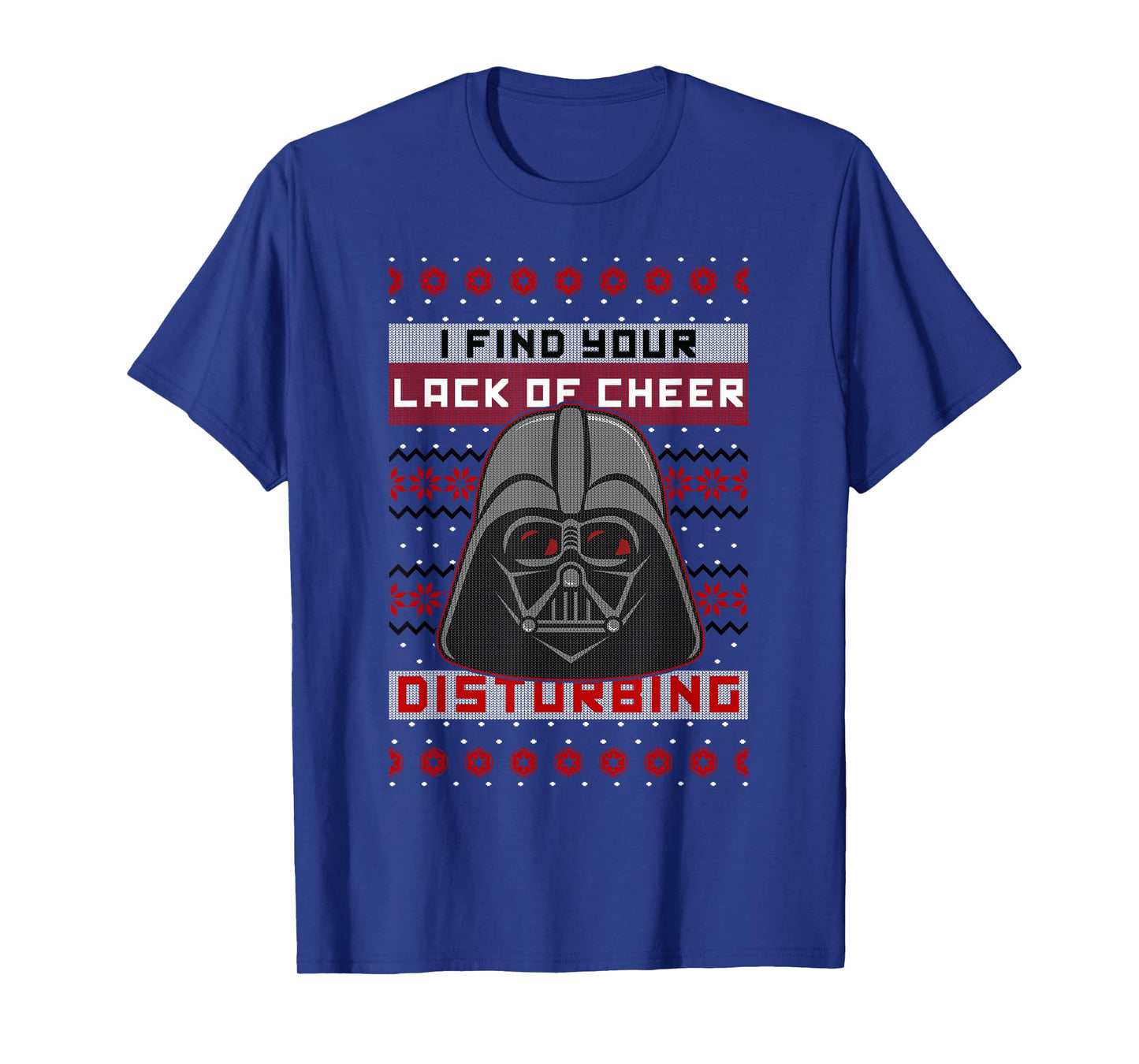Star Wars Vader Lack Of Cheer Ugly Christmas Sweater T-Shirt T-Shirt