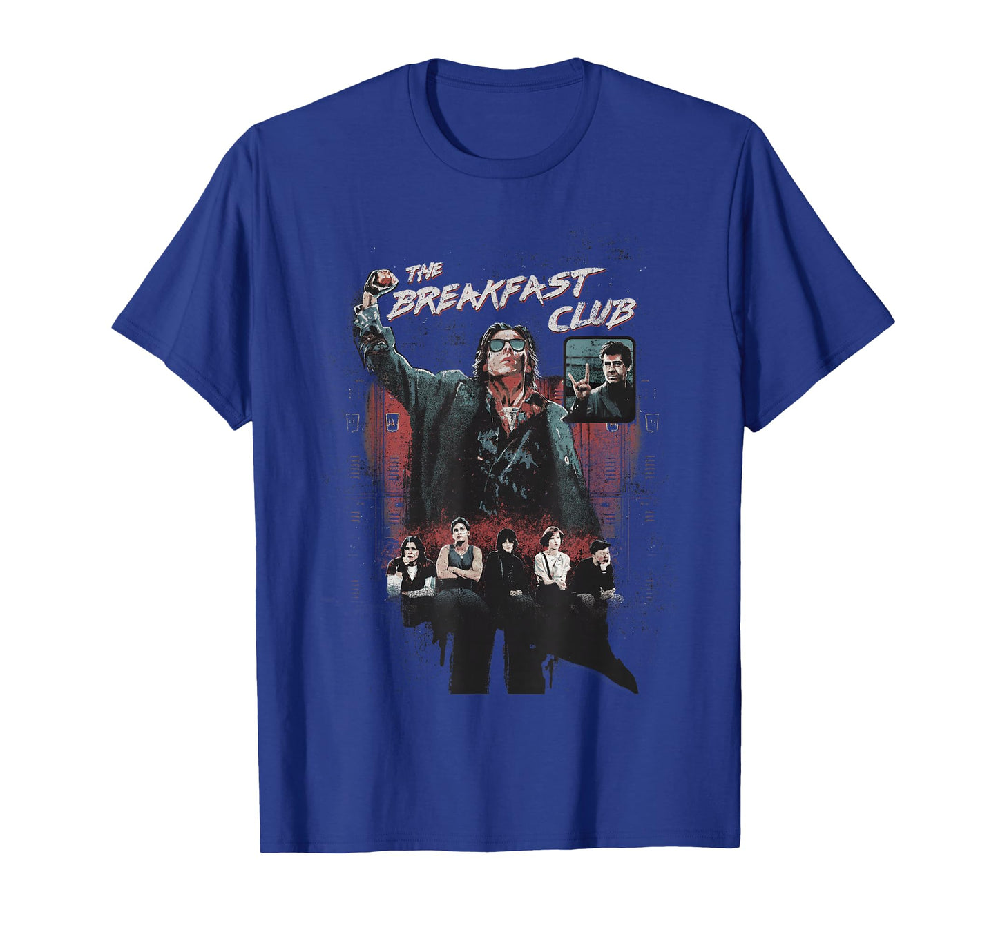 Breakfast Club Vintage Main Cast Logo Graphic T-Shirt T-Shirt