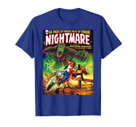 Halloween Monster Scary Vintage Horror Comic Book Funny T-Shirt