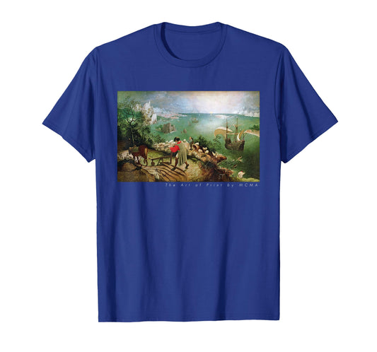 Landscape with the Fall of Icarus, Fine Art Print Graphic T-Shirt