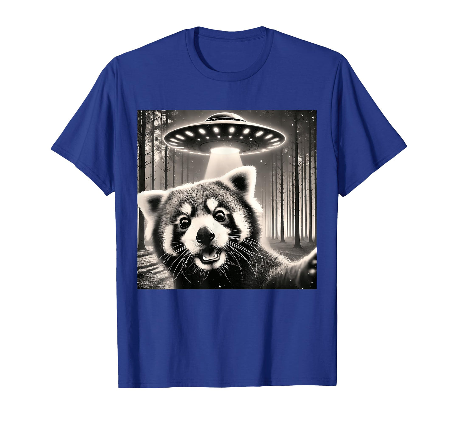Funny Red Panda Selfie UFOs T-Shirt