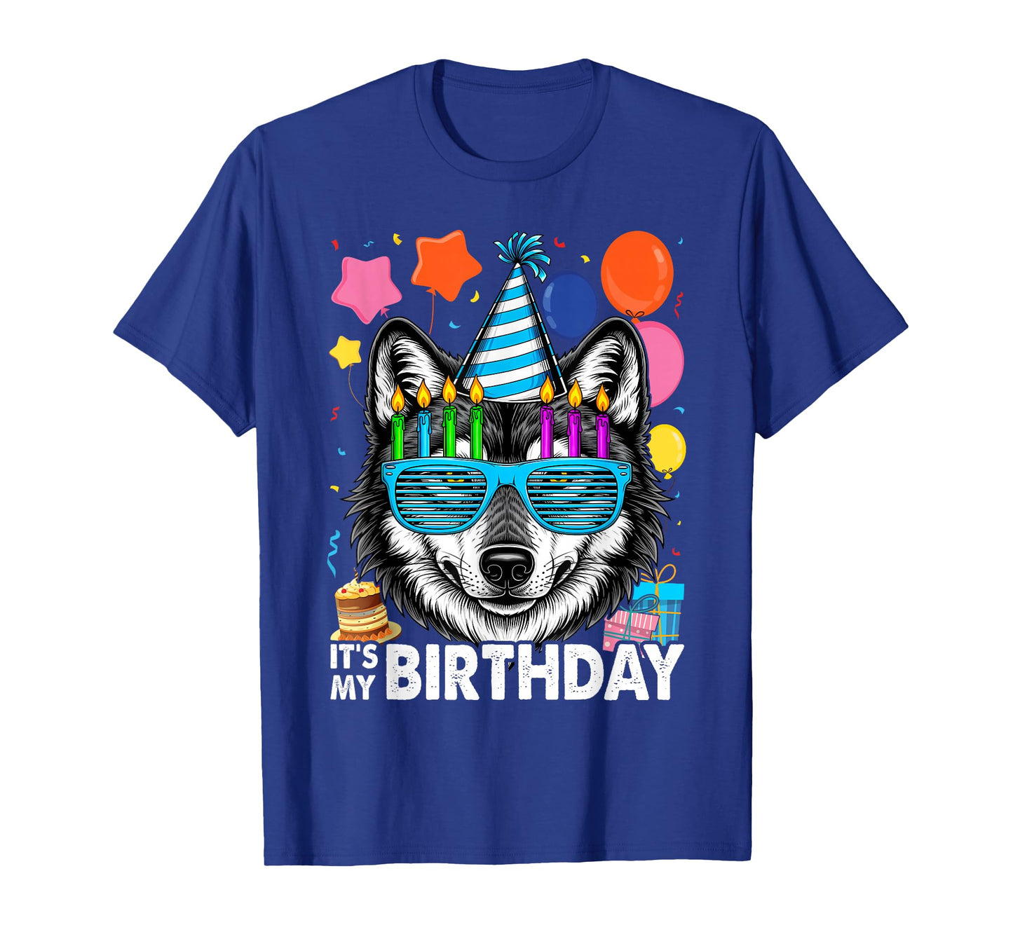 It's My Birthday Wolf for Wolves Themed T-Shirt