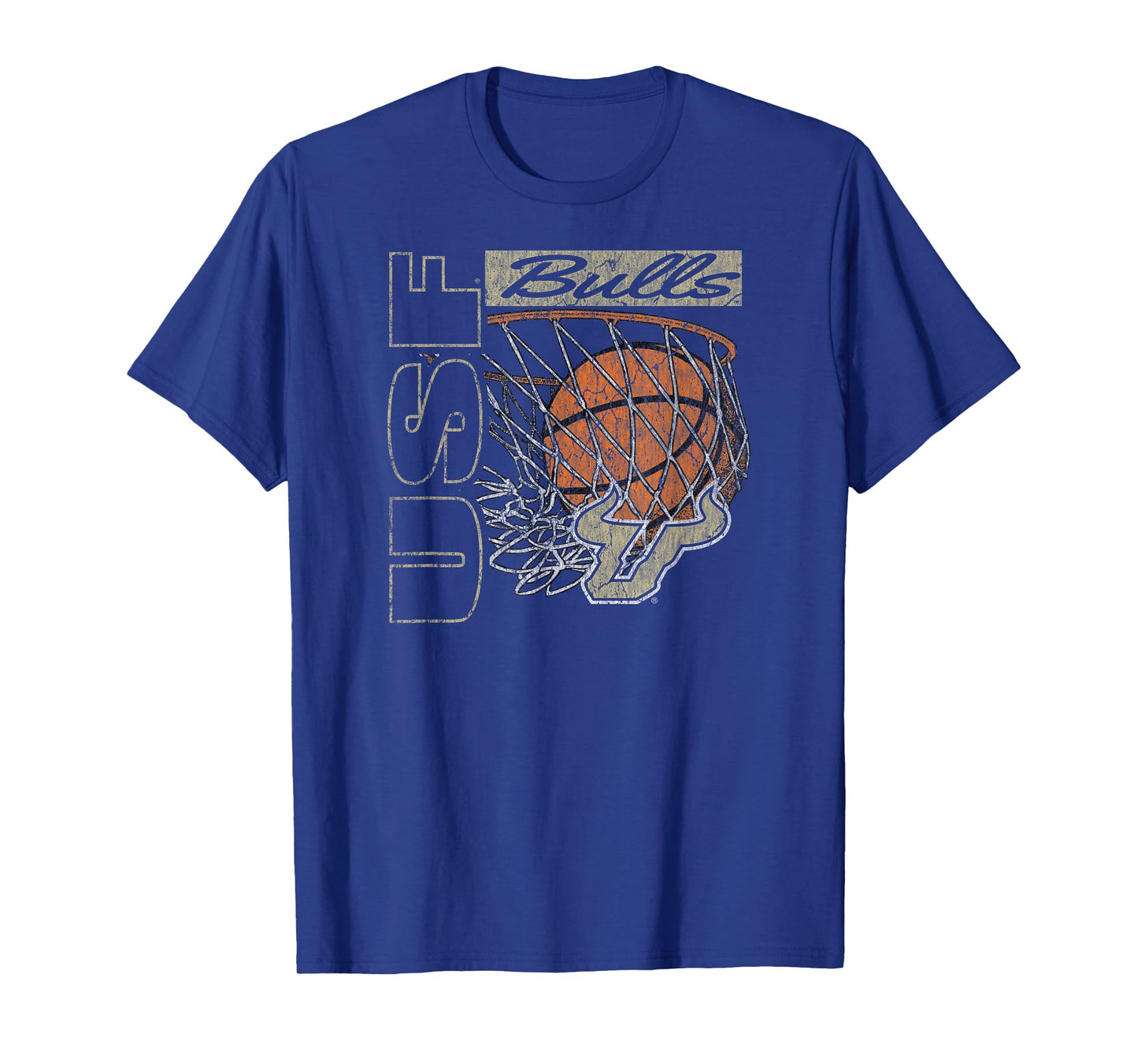 South Florida Bulls Vintage Basketball 90's Green T-Shirt