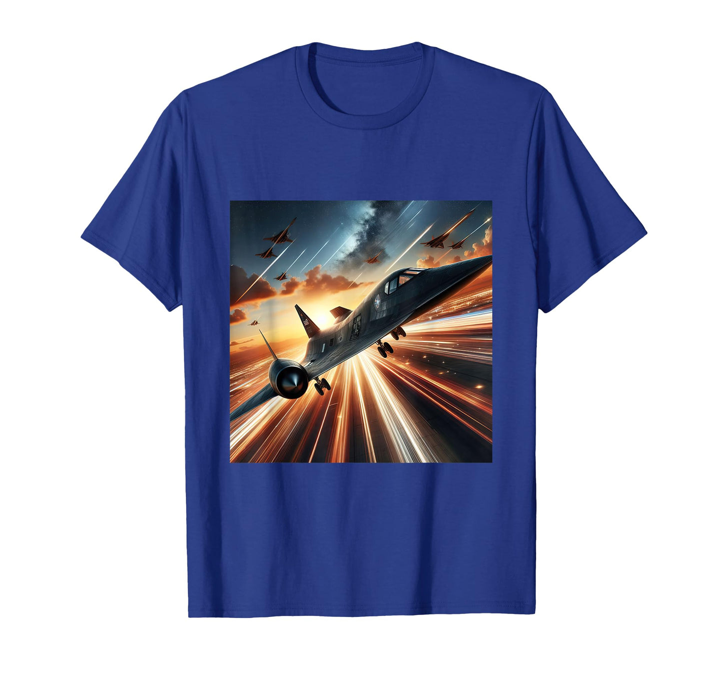 SR 71 Blackbird Fighter Jet Military Aircraft T-Shirt