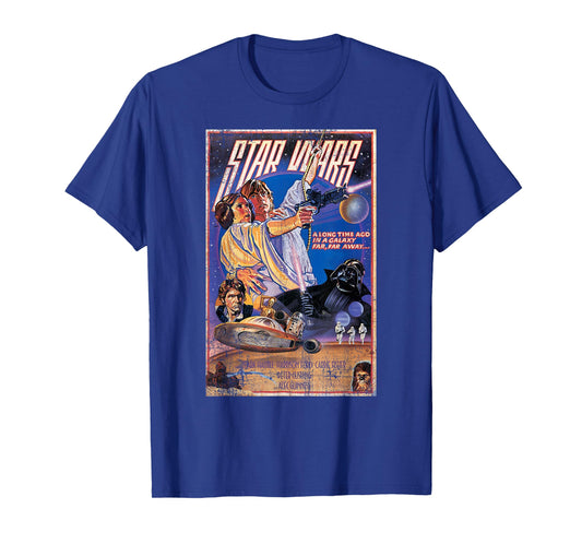 Star Wars Classic Vintage Movie Poster Disney+ T-Shirt