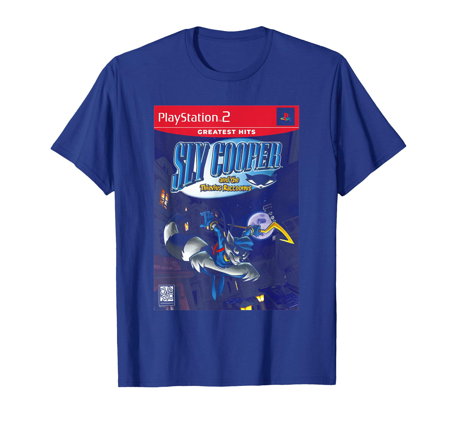PlayStation Sly Cooper and the Thievius Raccoonus Video Game T-Shirt