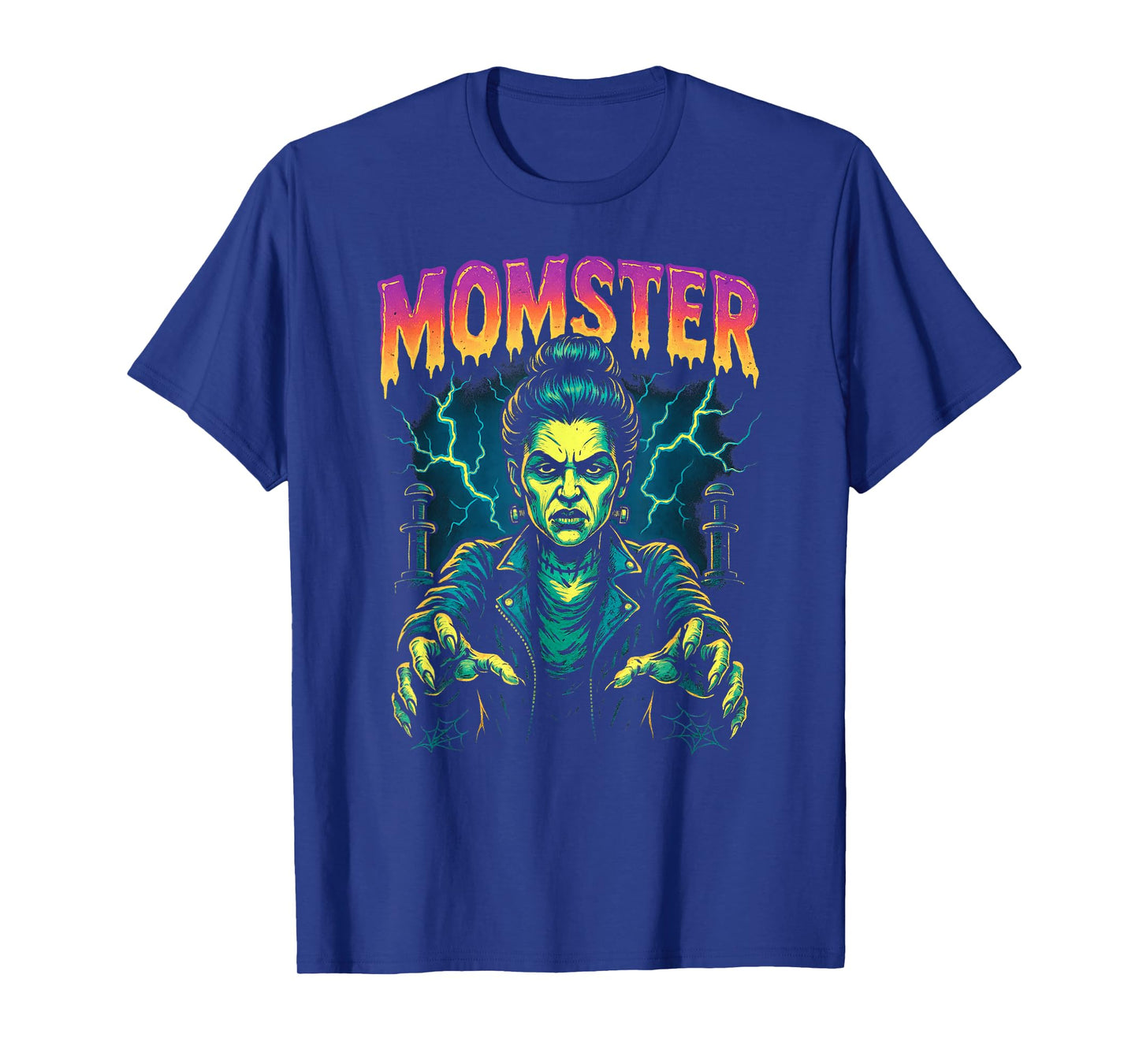 Momster, Mama Frankenstein Monster Mom Halloween Mother T-Shirt