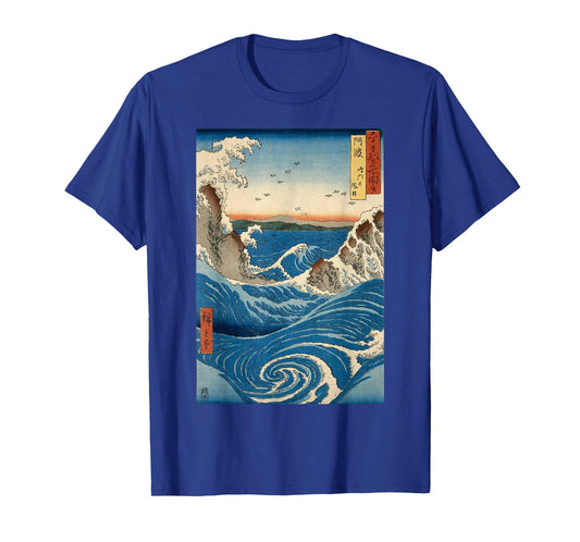 Navaro Rapids Wall Japanese Art T-Shirt Small