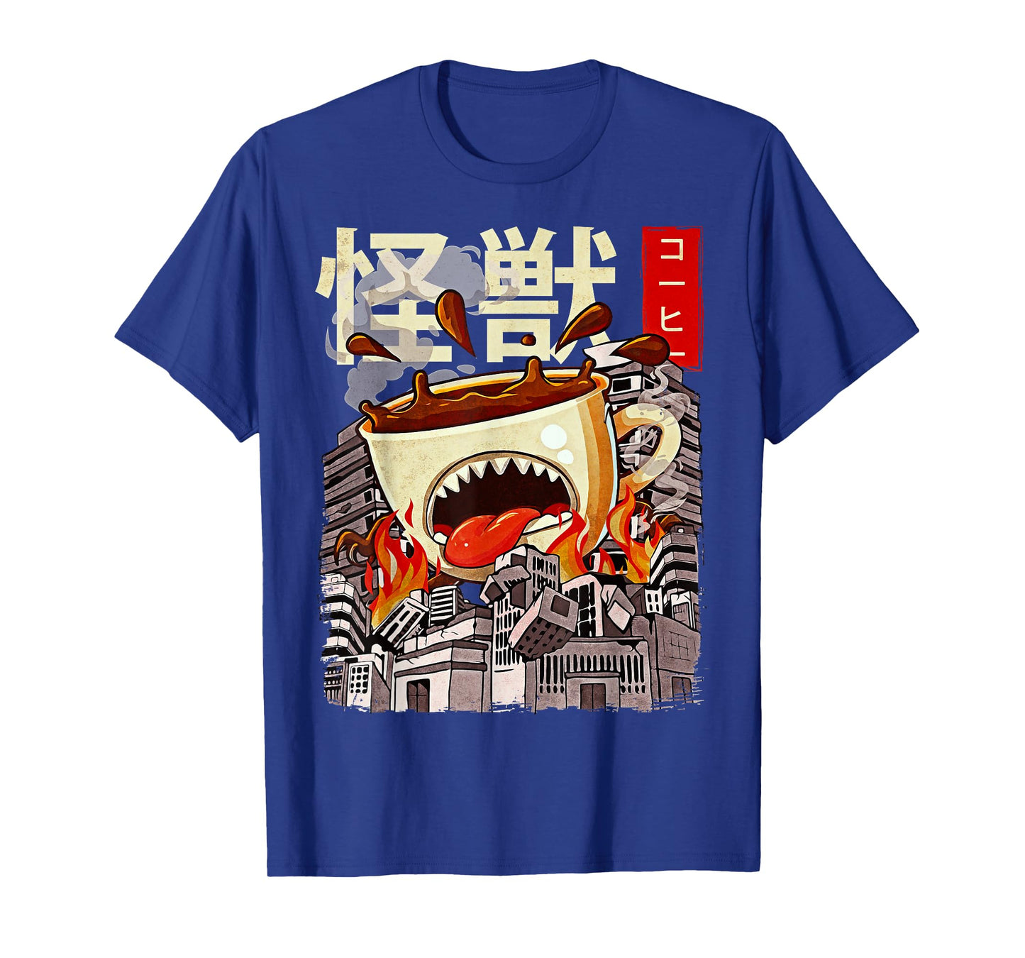 Kaiju Coffee Japanese Anime Monster Caffeine T-Shirt