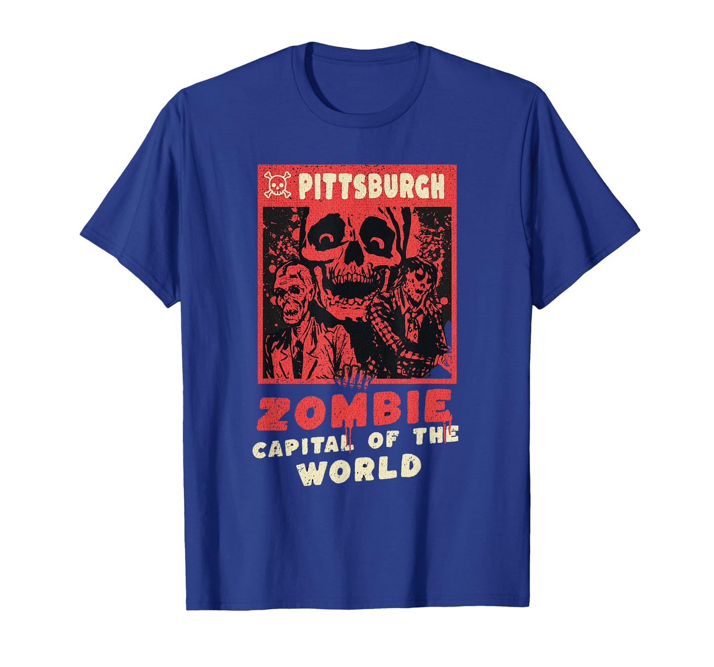Pittsburgh - Zombie Capital of the World - Funny Halloween T-Shirt