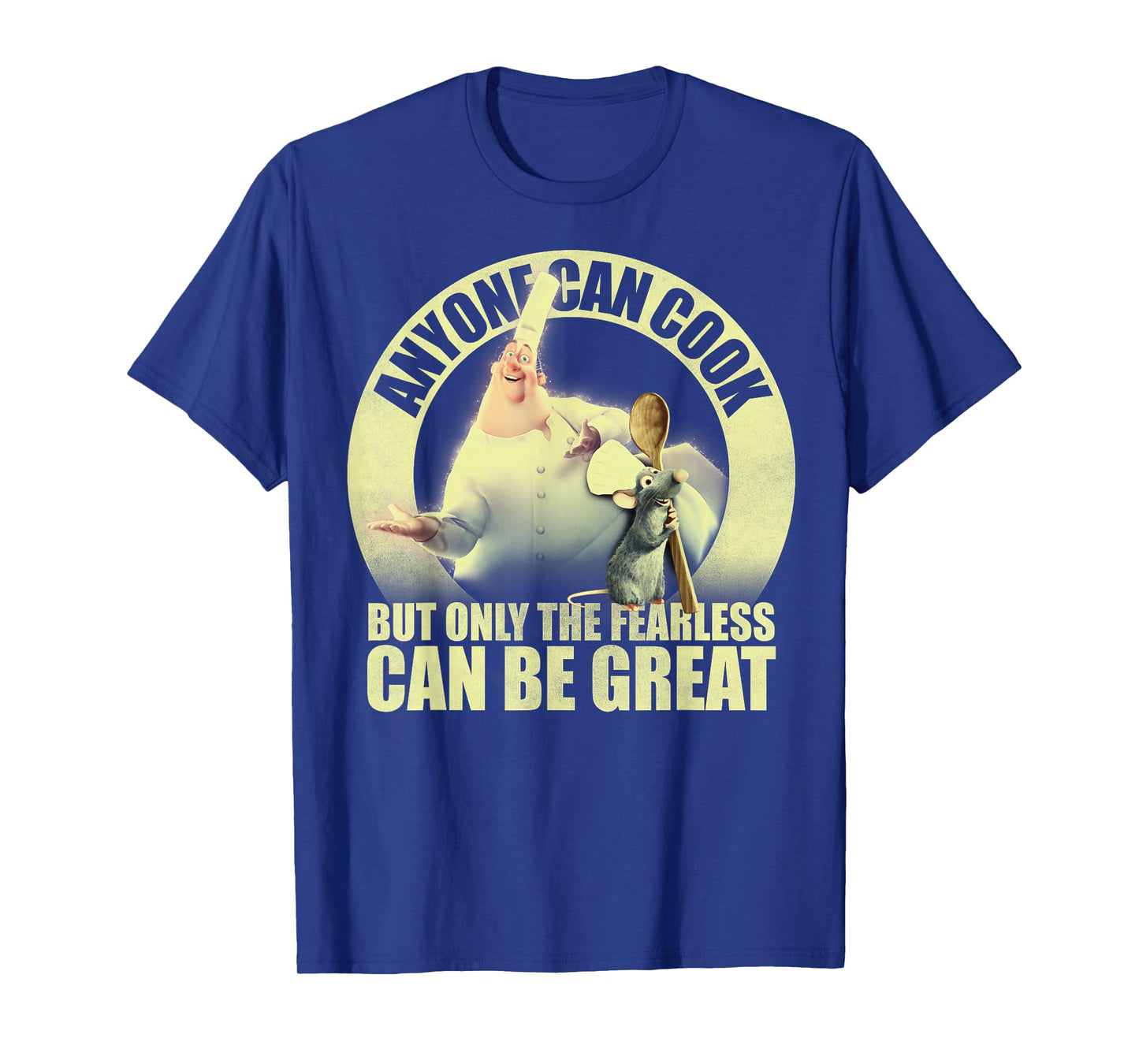 Disney Pixar Ratatouille Anyone Can Cook Vintage Badge T-Shirt