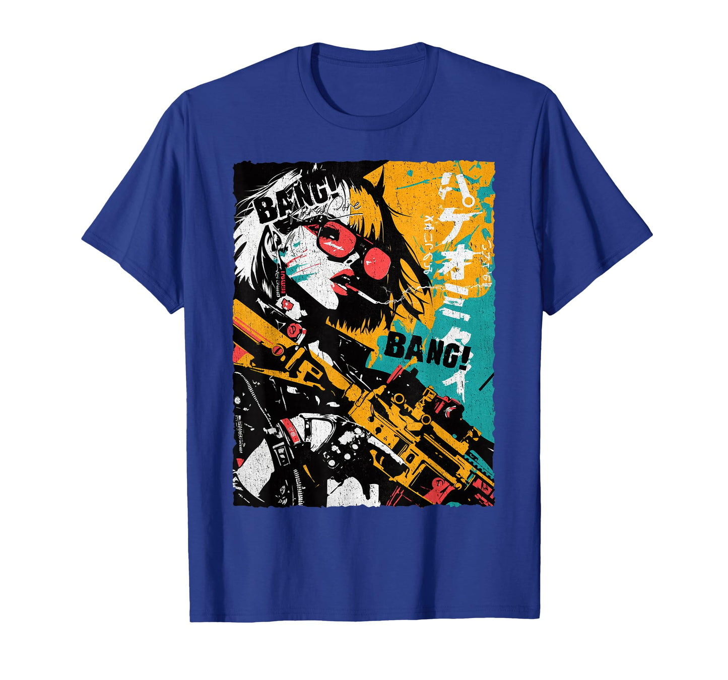 Japan Streetwear Cyberpunk Y2K Hip Hop Techwear Manga Anime T-Shirt