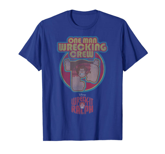 Disney Wreck-It Ralph One Man Wrecking Crew Distressed T-Shirt