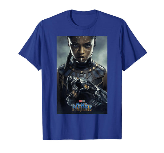 Marvel Black Panther Movie Shuri Poster Graphic T-Shirt T-Shirt