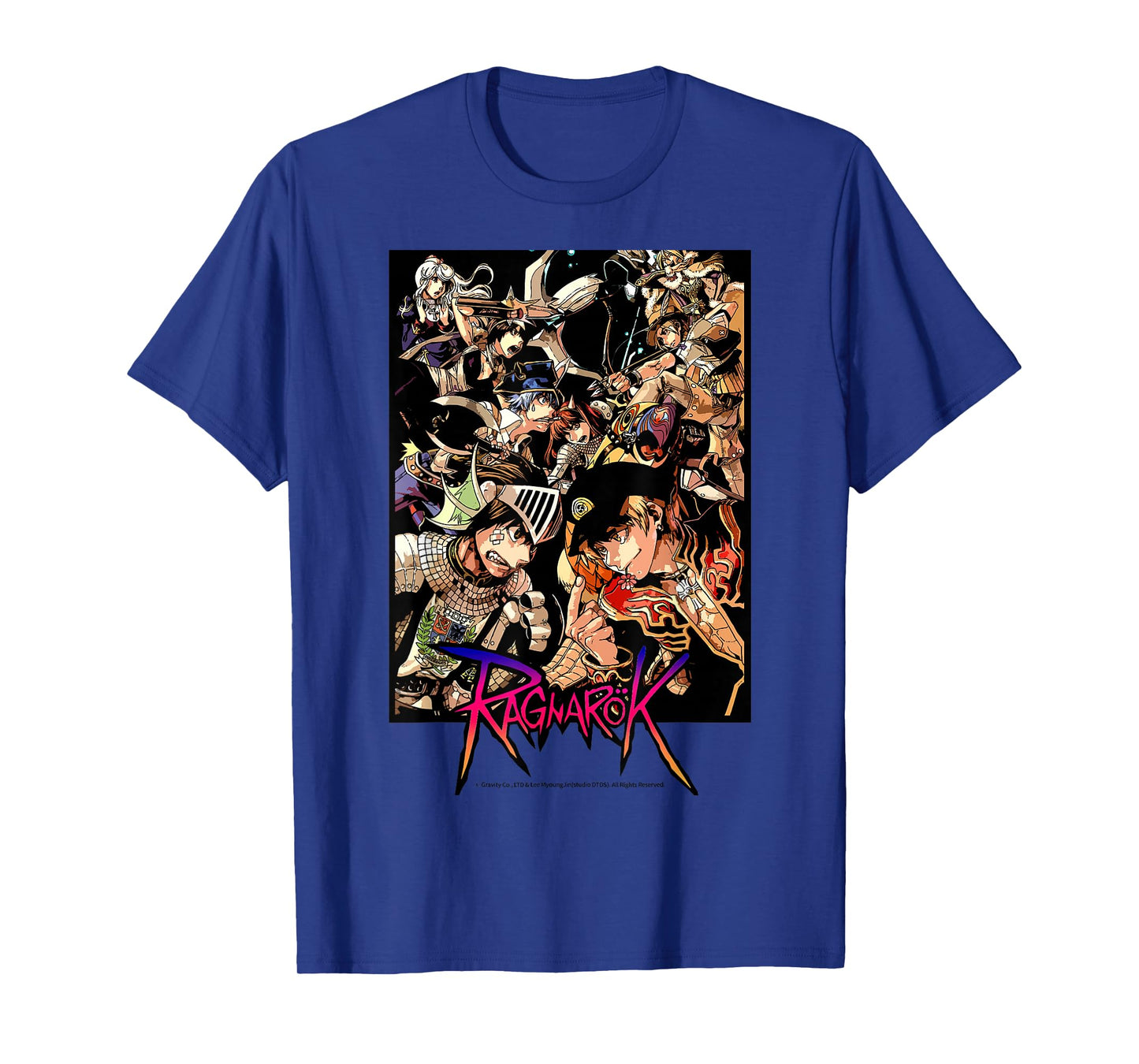 Ragnarok Official Characters Battle Scene Graphic Tee T-Shirt