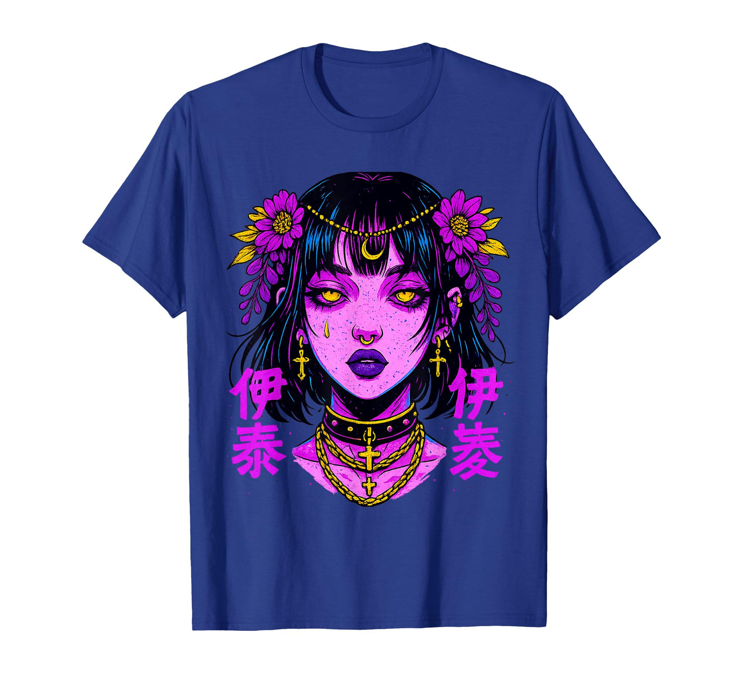 Japanese Futuristic Fashion | Retro Techwear | Anime Manga T-Shirt
