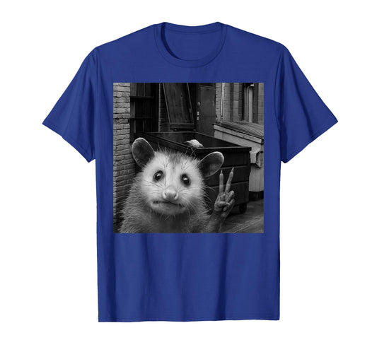 Opossum Selfie With Trash Bin Funny Gifts For Men Women Kid T-Shirt