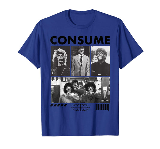 They Live Consume Aliens Collage T-Shirt