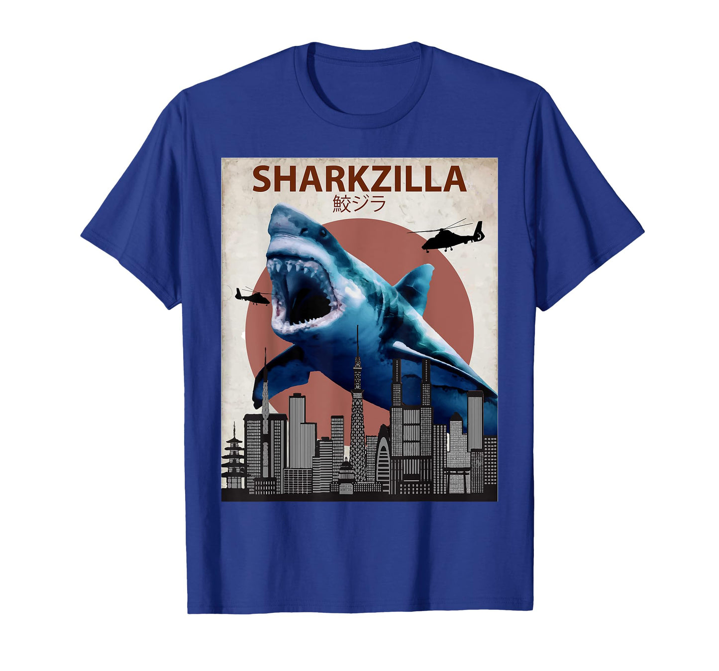 Sharkzilla Funny Shark T-Shirt | Shark Lovers Gift T-Shirt