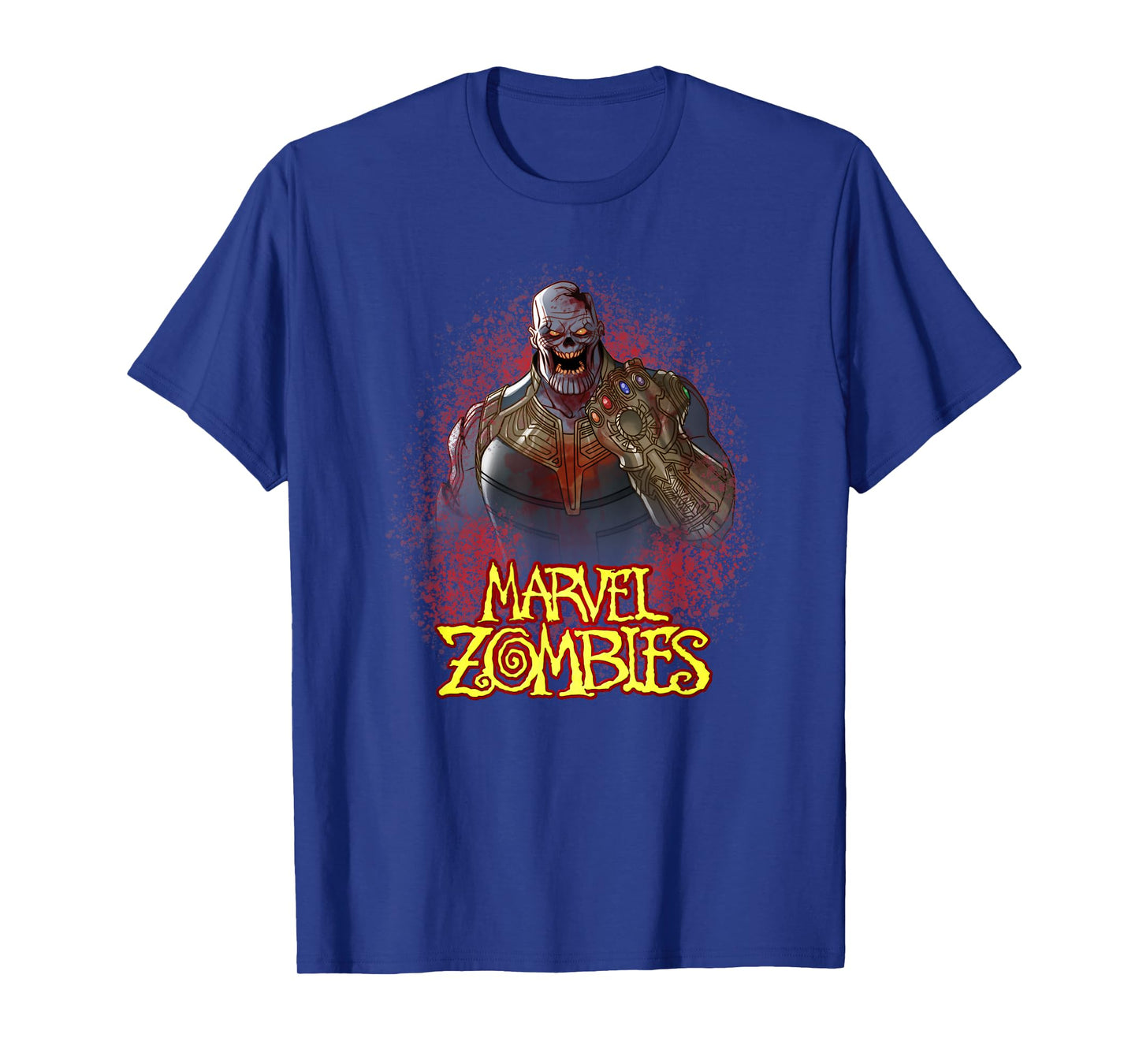 Marvel Animation Marvel Zombies Zombie Thanos Blood Spatter T-Shirt