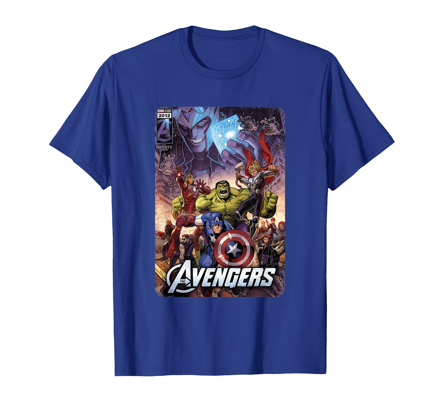 Marvel The Avengers Infinity Saga comic cover T-Shirt