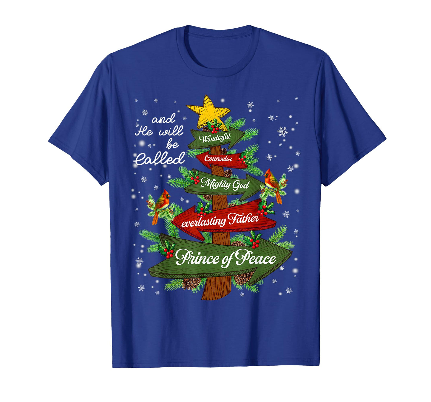 Christian Jesus Christmas Tree Pajamas Xmas Men Women T-Shirt