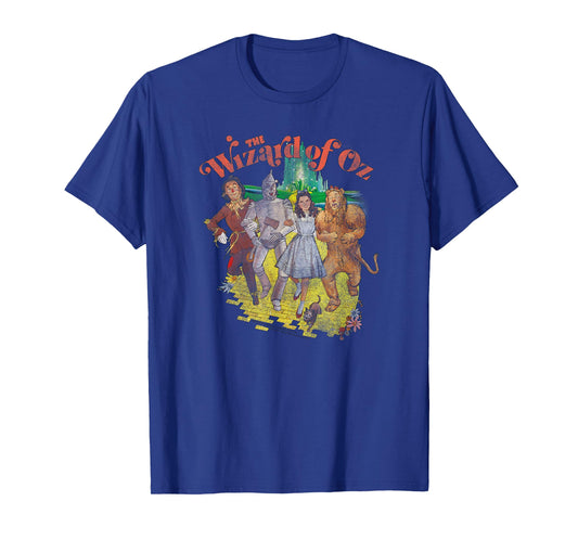 The Wizard of Oz Group Classic Movie Poster T-Shirt