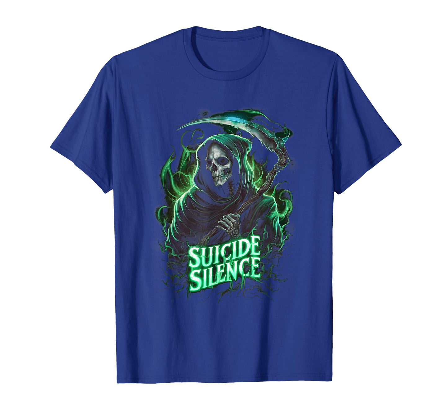 Suicide Silence Grim Reaper Occult Gothic Horror T-Shirt