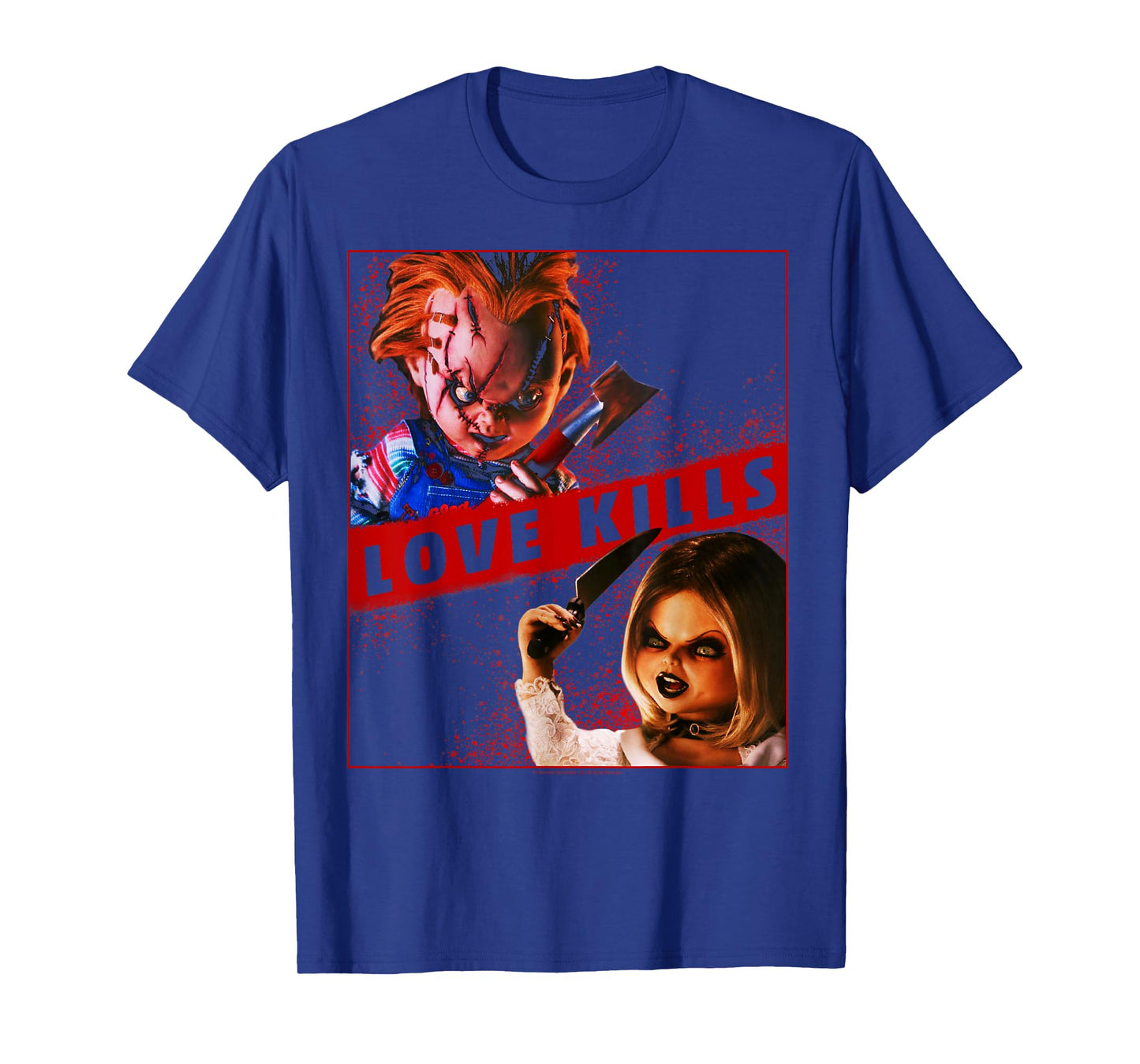 Child's Play Chucky and Tiffany Love Kills T-Shirt Small