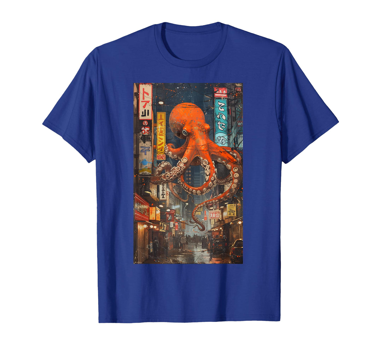 Japanese Kaiju Octopus Tee T-Shirt