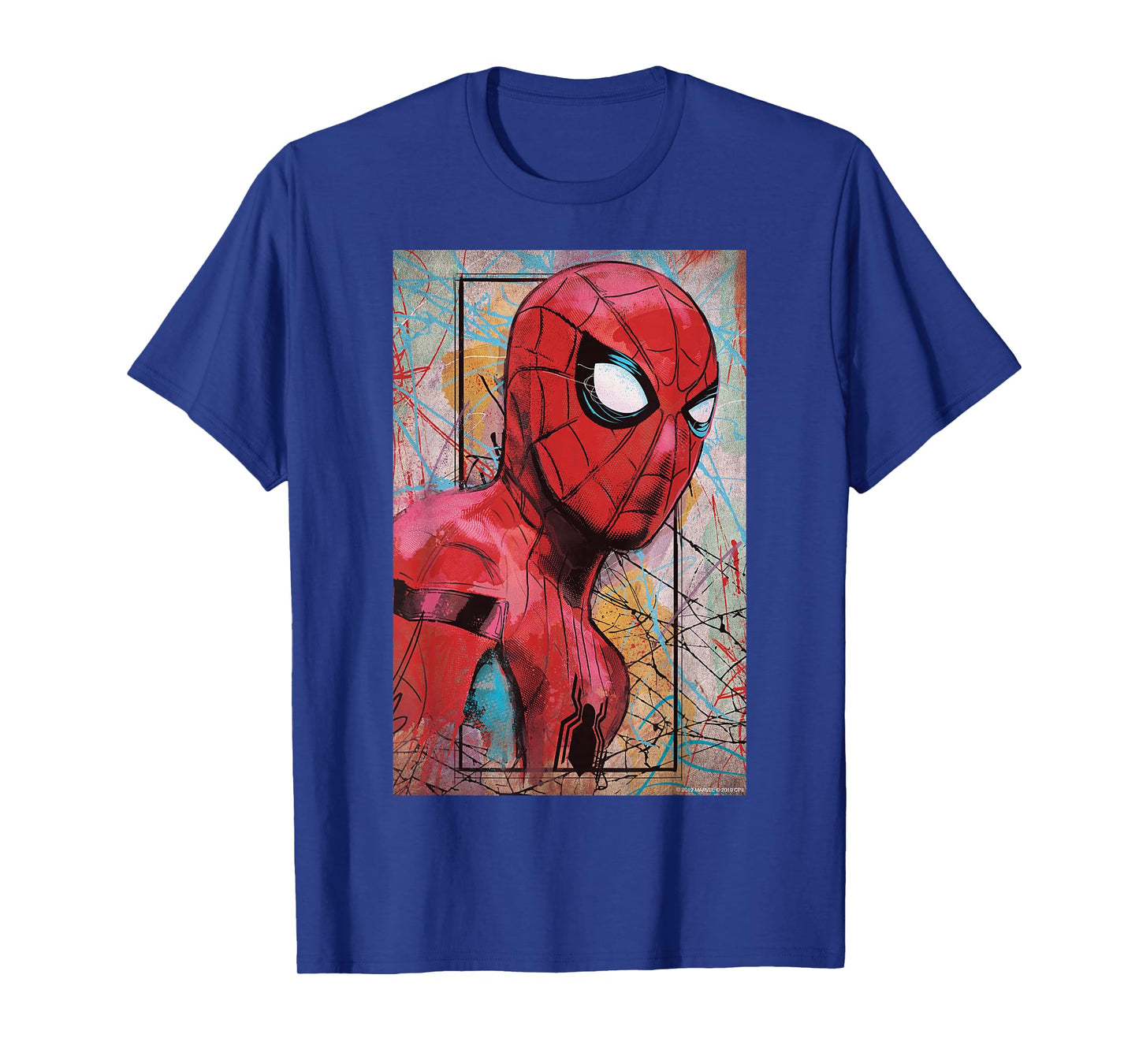 Marvel Spider-Man Far from Home Poster T-Shirt Small