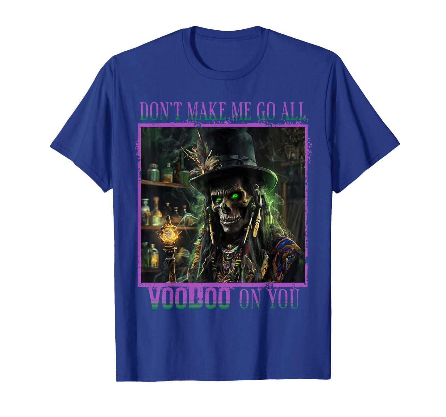 New Orleans Ghost Tour Scary Priest Voodoo Mardi Gras T-Shirt