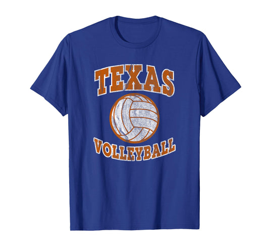 Texas Volleyball Vintage Distressed T-Shirt