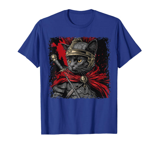 SPQR Empire Roman Legion cat Warrior Japanese Graphic T-Shirt
