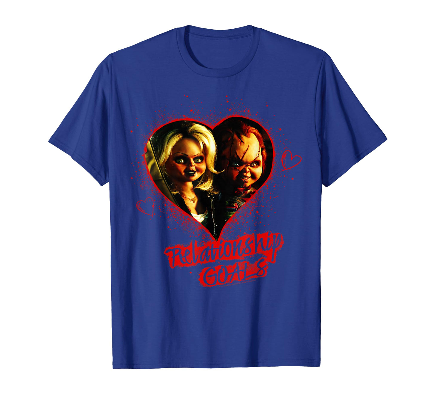 Child's Play Chucky And Tiffany Relationship Goals Short Sleeve T-Shirt