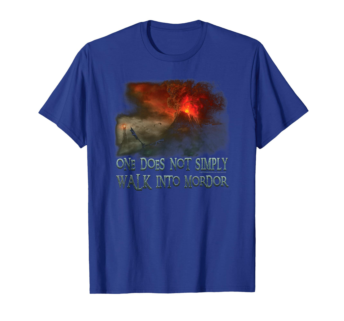 Lord of The Rings Walk in Mordor T-Shirt Small