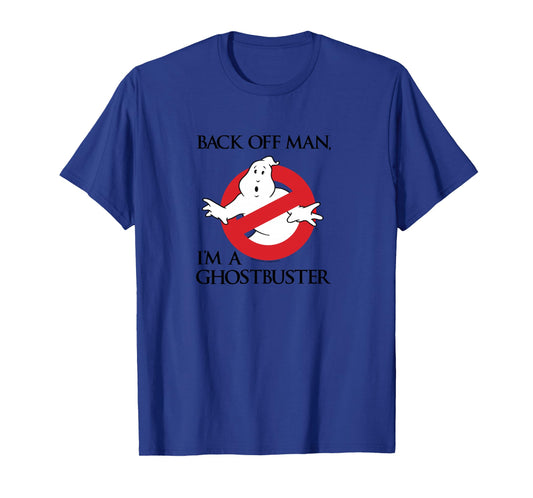 Ghostbusters Back Off Man, I'm a Ghostbuster Black Text Long Sleeve T-Shirt