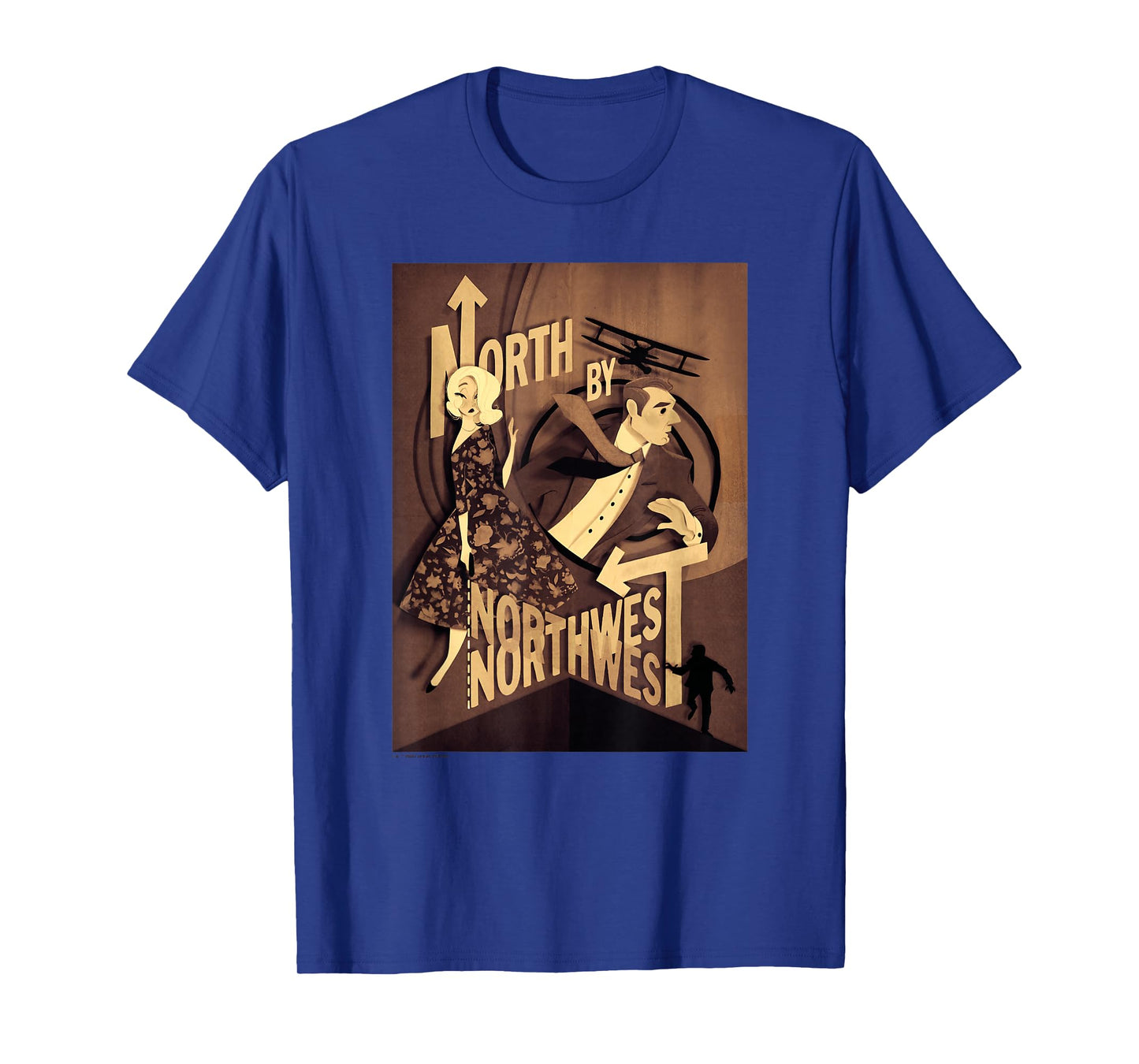 WB100 North by Northwest Sepia Tone Fine Art Poster T-Shirt